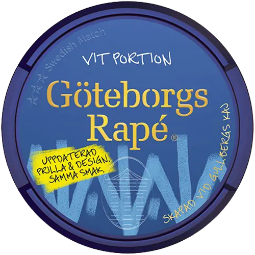 Göteborgs Rapé Vit Portion