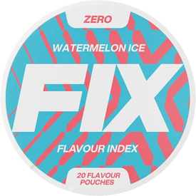 FIX Zero Watermelon Ice – nikotinfritt snus med smak av vattenmelon och kylande toner
