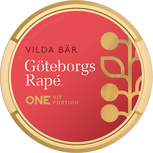 Göteborgs Rapé ONE Vilda Bär White Portion Strong