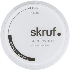 Skruf Superwhite No. 56 Nordic Liquorice
