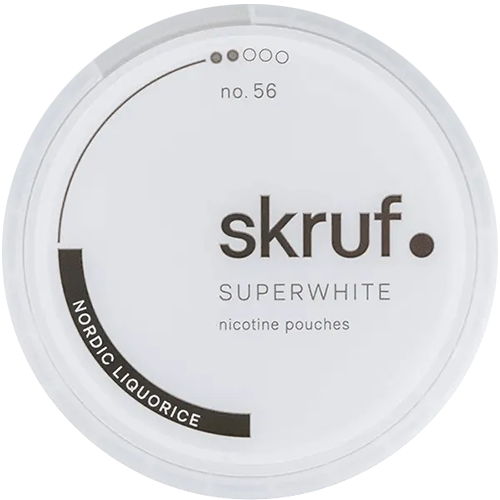Skruf Superwhite No. 56 Nordic Liquorice