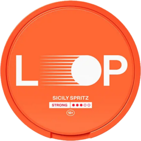 LOOP Sicily Spritz Slim Strong orange dosa med vitt snus från LOOP