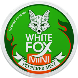 White Fox Peppered Mint Mini vitt snus i mini-format